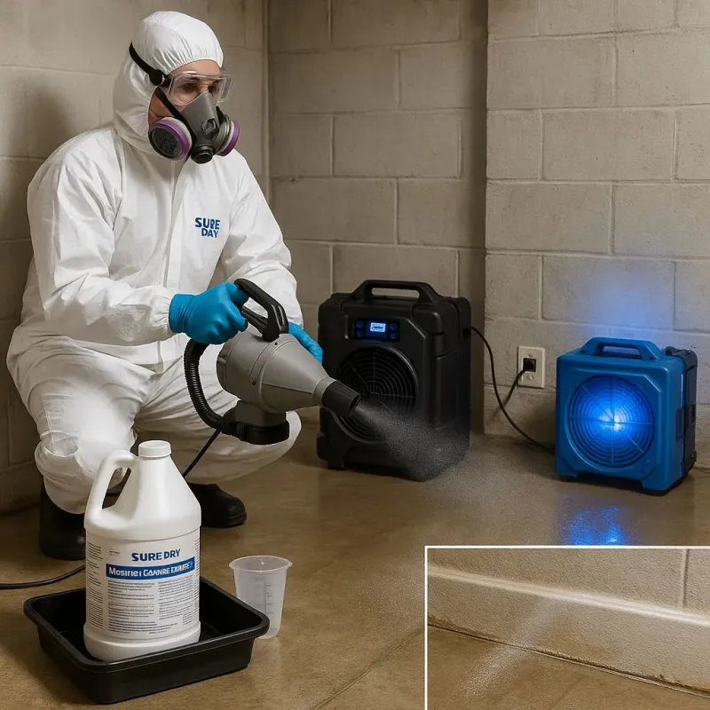 Sanitization and Odor Removal process in Heidelberg, TX